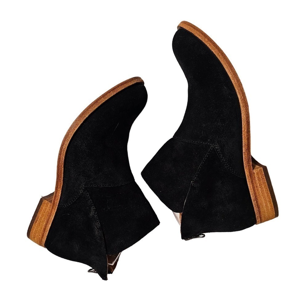 Kork Ease 6.5M. Black Soft Suede AnkleBoots LeatherComfy Stylish NewYork Style